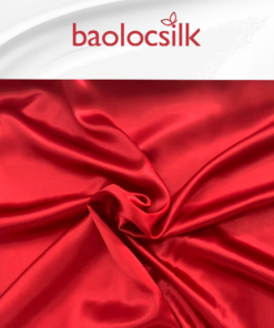 LỤA SATIN TRƠN ĐỎ BAOLOCSILK – BSGST001