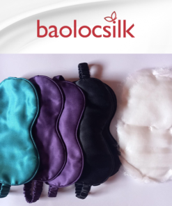 BỊT MẮT NGỦ LỤA TƠ TẰM - BAOLOCSILK